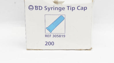 BD 305819 Syringe Tip Cap - Box of 76